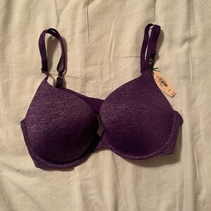Victoria’s Secret perfect shape bra, 34C, purple